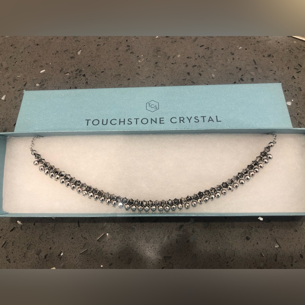 Touchstone Crystal by  Swarovski, Swing Necklace. NIB